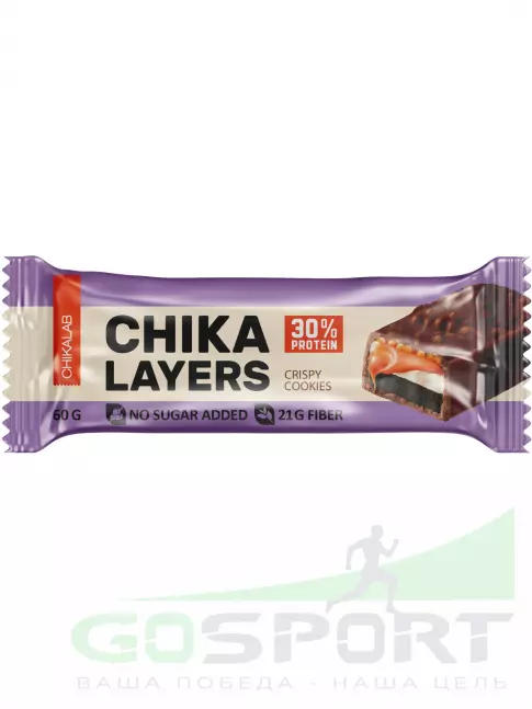 Протеиновый батончик Chikalab Chika Layers 8 х 60 г, Микс Протеиновый батончик Chikalab Chika Layers 8 х 60 г, Микс
