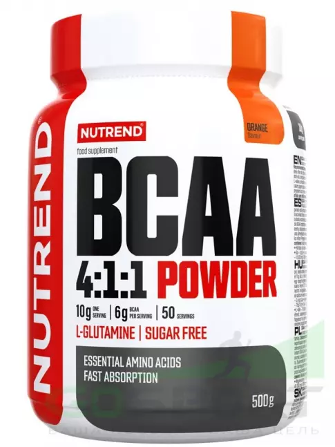  NUTREND BCAA powder 4:1:1 500 г, Апельсин