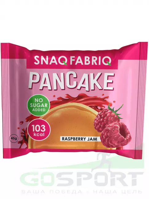 Протеиновый батончик SNAQ FABRIQ Панкейк с начинкой 4 х 45 г, Малиновый джем Протеиновый батончик SNAQ FABRIQ Панкейк с начинкой 4 х 45 г, Малиновый джем