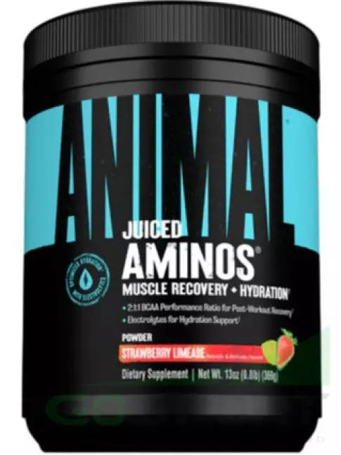 Аминокислоты UNIVERSAL NUTRITION Juiced Aminos 369 г, Клубничный лимонад