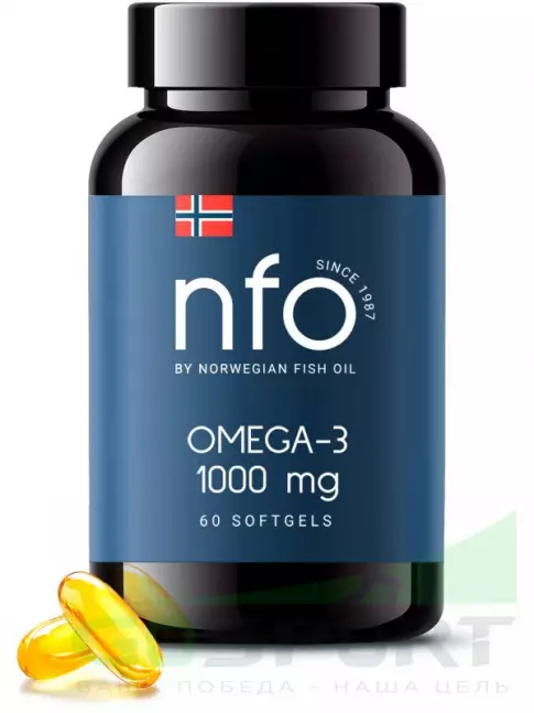 Омега-3 NFO Omega-3 1000 mg 60 капсул