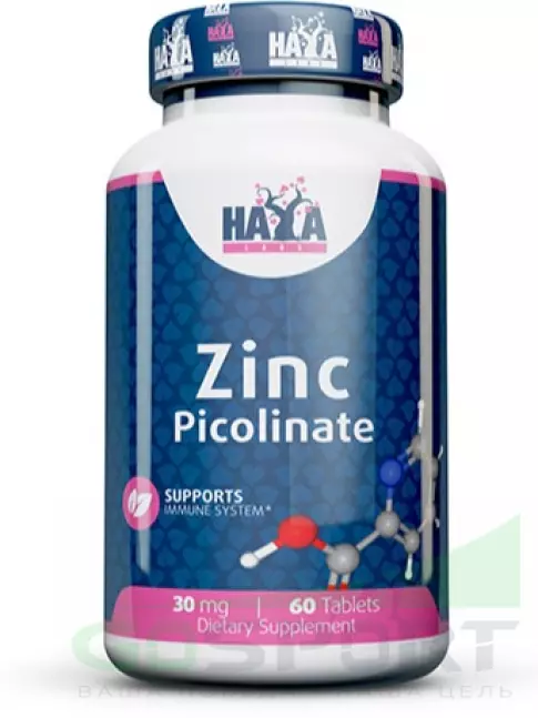  HAYA LABS Zinc Picolinate 60 таблеток