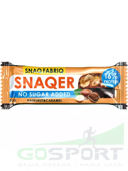 Заменитель питания SNAQ FABRIQ Snaqer 50 г, Фундук-карамель
