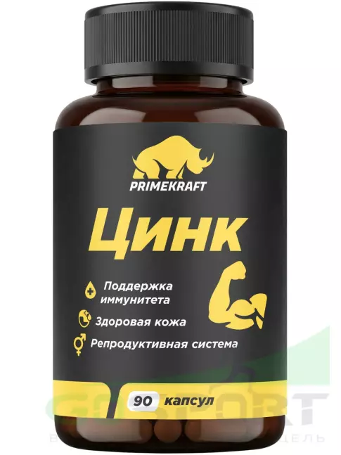 Цинк PRIMEKRAFT Цинк 25 мг 90 веган капсул Цинк PRIMEKRAFT Цинк 25 мг 90 веган капсул