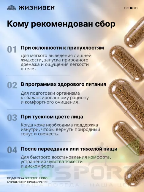 Экстракты Жизнивек Очищающий сбор 360 капсул Экстракты Жизнивек Очищающий сбор 360 капсул