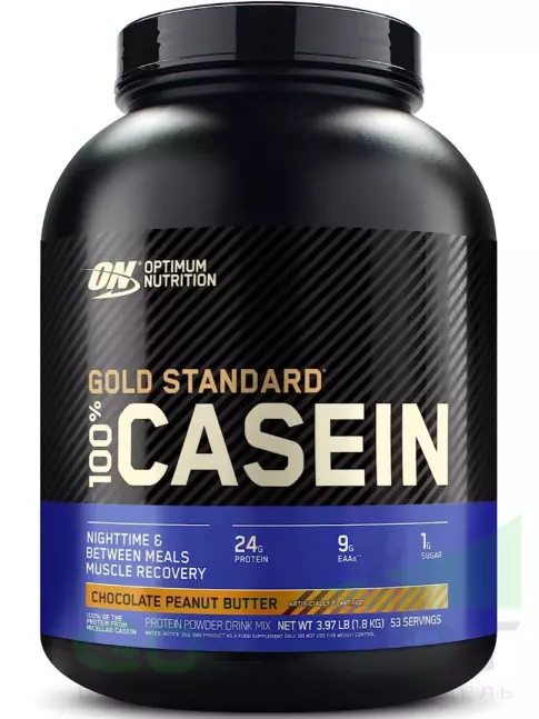 Казеиновый протеин Optimum Nutrition 100% Casein Gold Standard 1800 г, Шоколад - Арахисовое масло Казеиновый протеин Optimum Nutrition 100% Casein Gold Standard 1800 г, Шоколад - Арахисовое масло