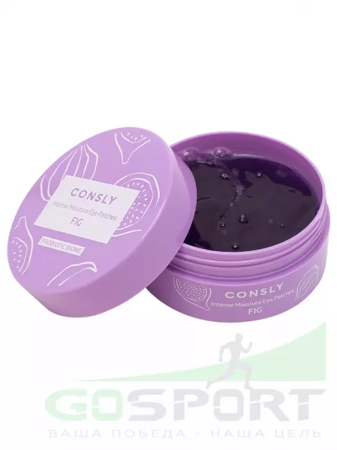 Патчи CONSLY Probiotic Biome Intense Moisture Fig Hydrogel Eye Patches 60 шт