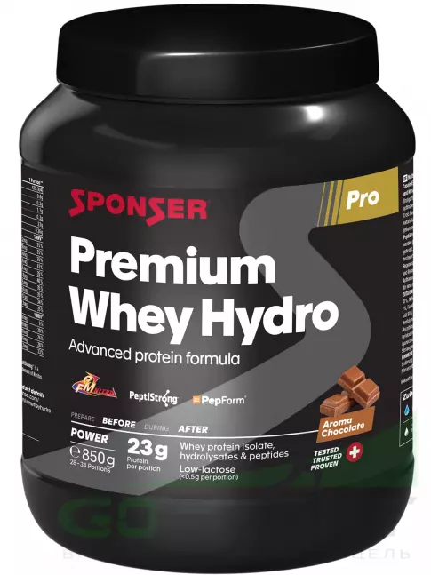 Изолят протеина SPONSER PREMIUM WHEY HYDRO 850 г, Шоколад
