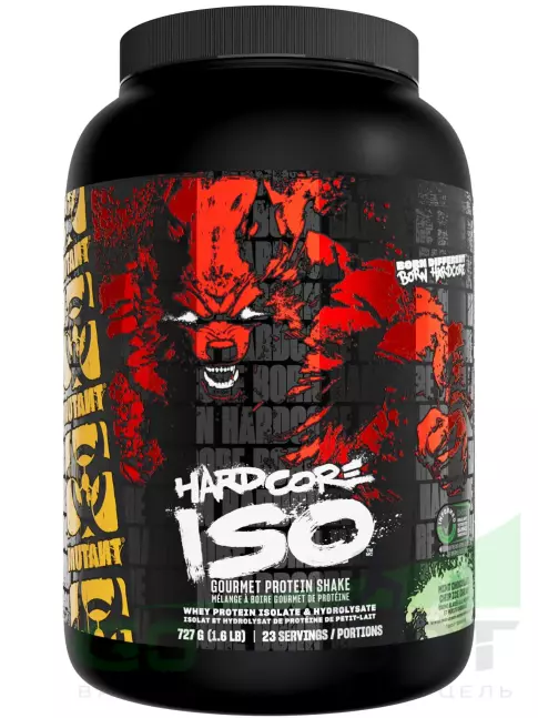 Изолят протеина Mutant Hardcore Iso 727 г, Мятный с шоколадной крошкой Изолят протеина Mutant Hardcore Iso 727 г, Мятный с шоколадной крошкой