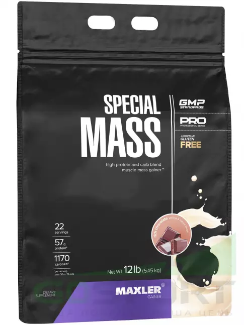 Гейнер MAXLER Special Mass Gainer 5450 г, Шоколад