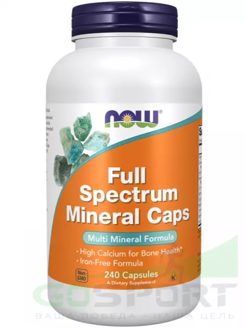 NOW Foods Full Spectrum Minerals Caps 240 веган капсул NOW Foods Full Spectrum Minerals Caps 240 веган капсул