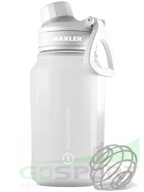  MAXLER Water Bottle Shake&Mix 750 мл, Белый