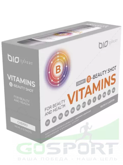  BioExpert Vitamins 12х100 мл, Вишня