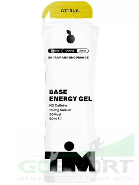 Энергетический гель питьевой TIM Energy Gel 60 мл, Цитрус