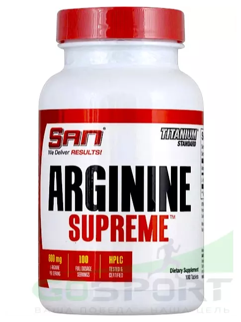 Аргинин / AAKG SAN Arginine Supreme 100 таблеток