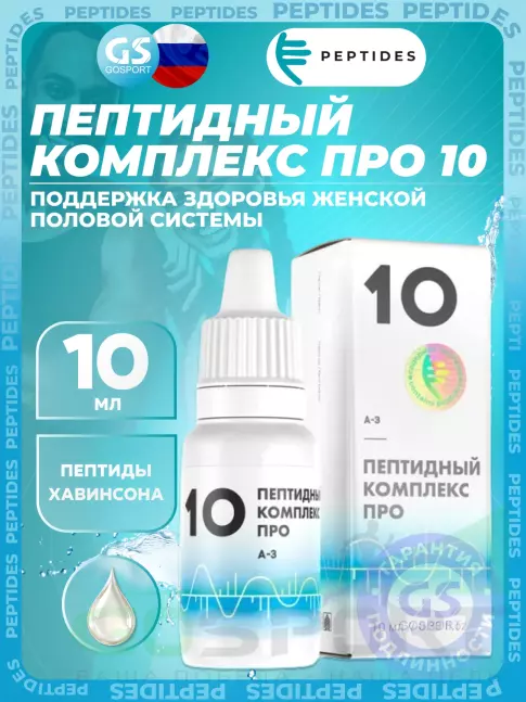 Пептиды Хавинсона PEPTIDES Пептидный комплекс ПРО 10 10 мл
