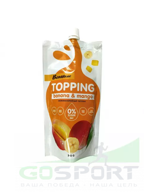 Диетический продукт BombBar Топпинг Bombbar 240 г, Банан - Манго