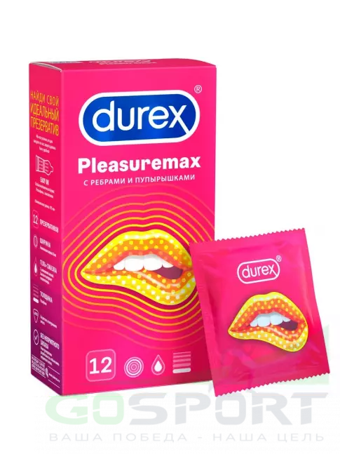 Durex Pleasuremax (с ребрами и пупырышками) 12 шт Durex Pleasuremax (с ребрами и пупырышками) 12 шт