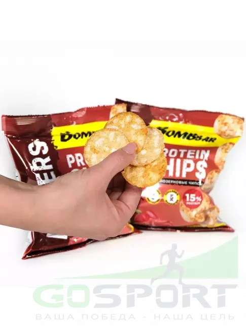 Чипсы BombBar Protein Chips 50 г, Краб