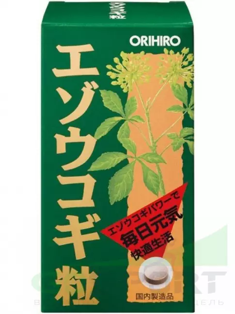 Для иммунитета ORIHIRO Элеутерококк (Сибирский жень-шень) 400 таблеток Для иммунитета ORIHIRO Элеутерококк (Сибирский жень-шень) 400 таблеток