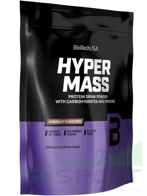 Гейнер BioTechUSA Hyper Mass 1000 г, Шоколад