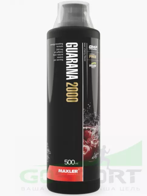  MAXLER Guarana 2000 500 мл, Вишня