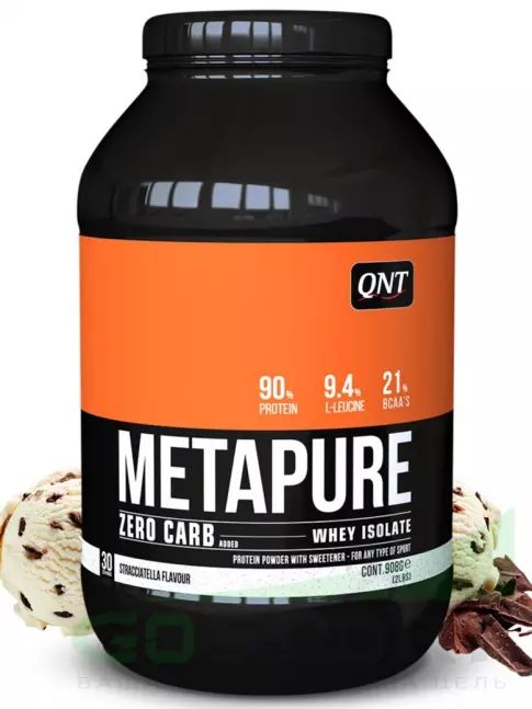  QNT METAPURE ZERO CARB 908 г, Страчителла