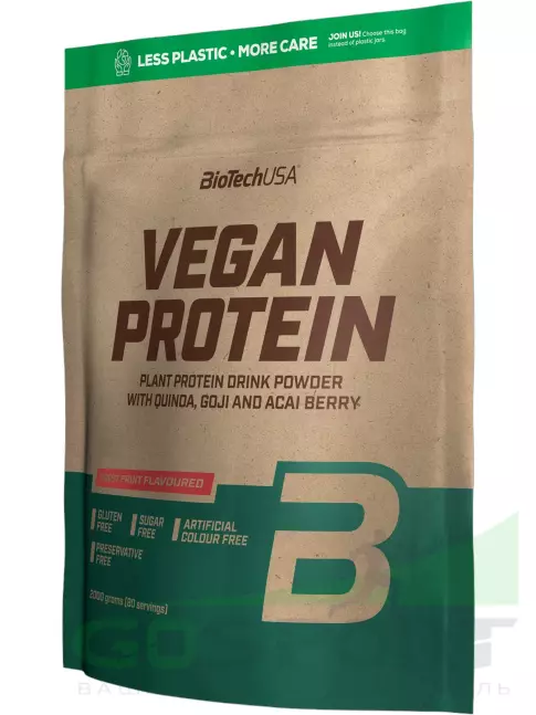 Протеин для веганов BioTechUSA Vegan Protein 2000 г, Лесные фрукты Протеин для веганов BioTechUSA Vegan Protein 2000 г, Лесные фрукты