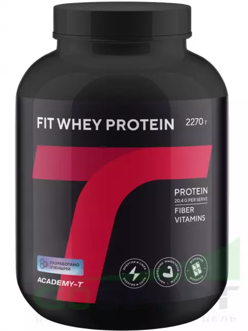 Изолят протеина Академия-Т FIT WHEY PROTEIN 2270 г, Шоколад