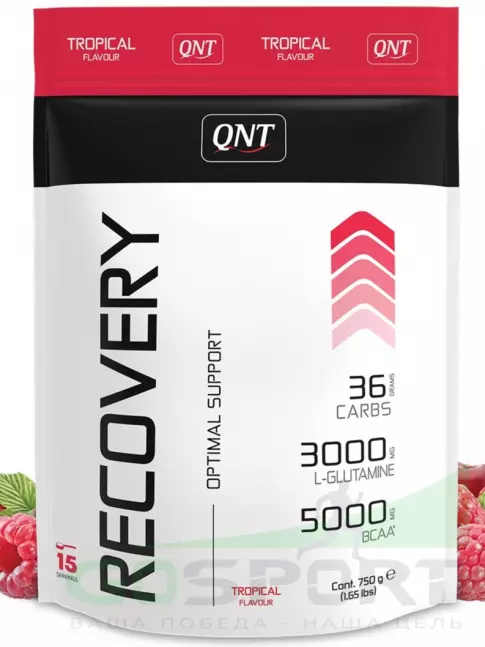 Восстановление QNT Recovery 750 г, Тропические фрукты