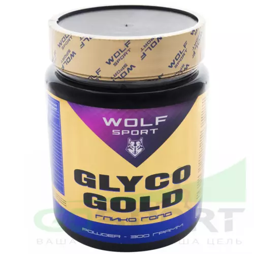 Углеводная загрузка WolfSport GLYCO GOLD 300 г, Персик