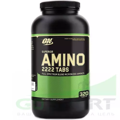 Аминокислотны OPTIMUM NUTRITION Superior Amino 2222 Tabs 320 таблеток, Нейтральный