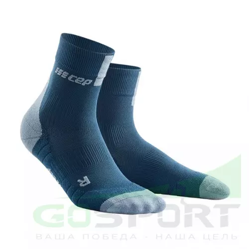 Компрессионные носки CEP C103M - V - N - Функциональные укороченные гольфы CEP для спорта тёмно-синий, V