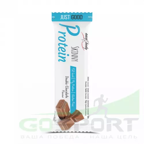 Протеиновый батончик QNT Easy Body PROTEIN Bar 35 г, Двойной шоколад