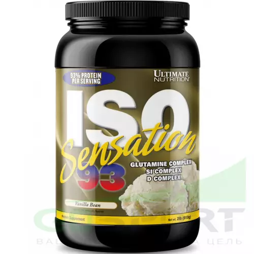  Ultimate Nutrition ISO Sensation 93 910 г, Ваниль