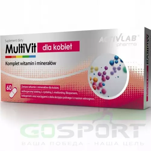 Витаминный комплекс ActivLab Multivit for her 60 капсул