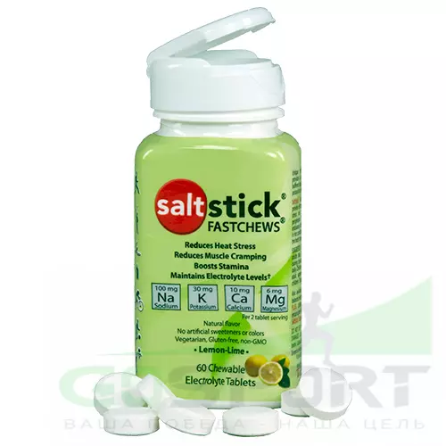  SALTSTICK FASTCHEWS 60 таблеток, Лимон-Лайм