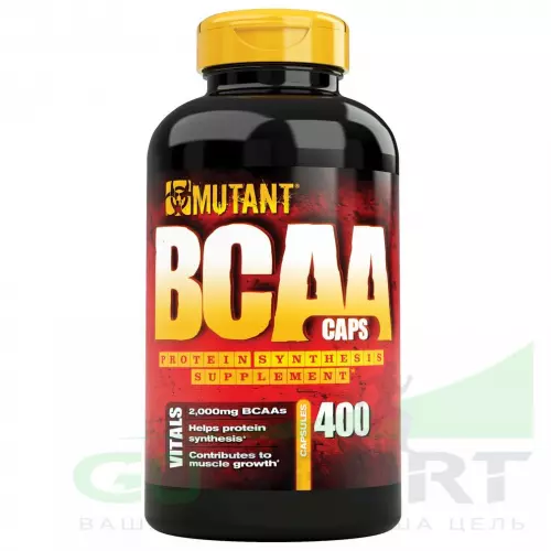БСАА Mutant Mutant BCAA Capsules 2:1:1 400 капсул