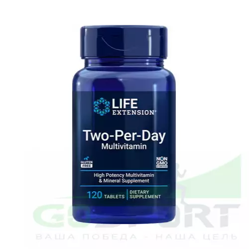 Витаминный комплекс Life Extension Two-Per-Day Multivitamin 120 таблеток