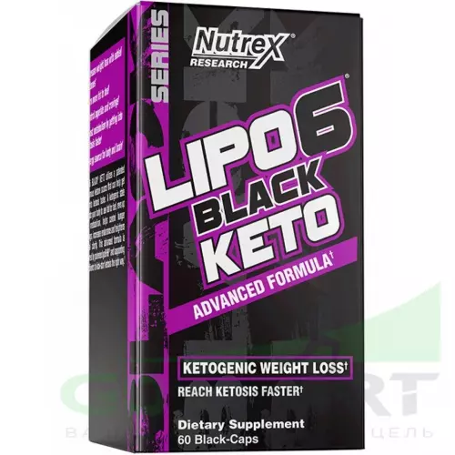  NUTREX Lipo-6 Black Keto 60 капсул