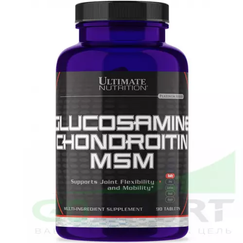  Ultimate Nutrition ULT Glucosamine & Chondroitin & MSM 90 таблеток