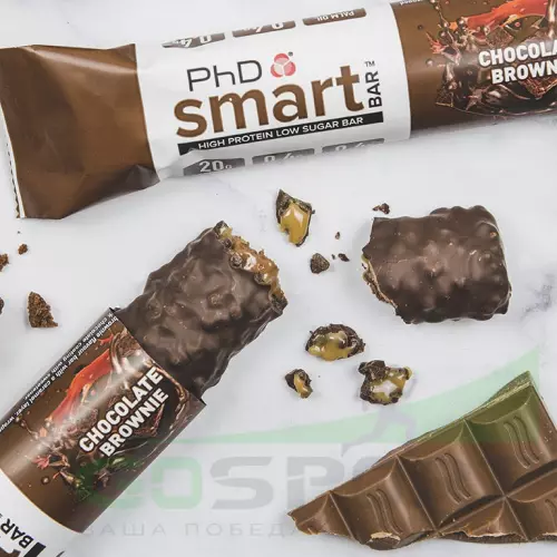 Протеиновый батончик PhD Nutrition Smart Bar 64 г, Шоколадный Брауни