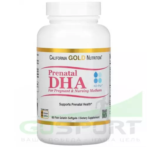  California Gold Nutrition Daily Prenatal Multi for Pregnant & Nursing Mothers 60 капсул, Нейтральный