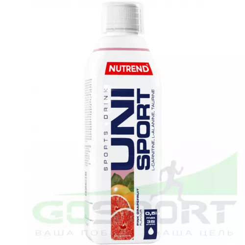 Изотоник NUTREND Unisport 500 мл, Розовый грейпфрут