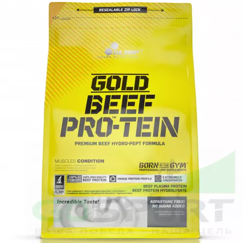 Говяжий протеин OLIMP GOLD BEEF-PRO-TEIN 700 г, Клубника