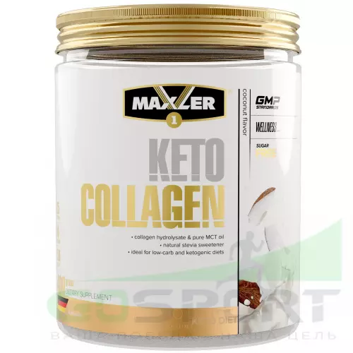  MAXLER Keto Collagen 400 г, Кокос