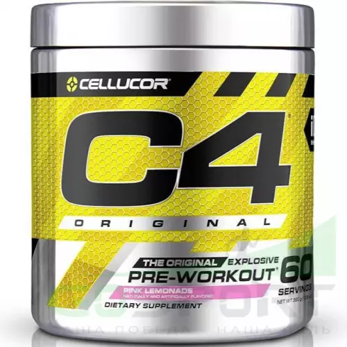 Предтреник Cellucor C4 Pre-Workout 390 г, Розовый лимонад