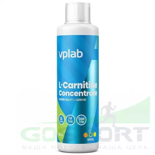  VP Laboratory L-CARNITINE-CONCENTRATE 500 мл, Тропические фрукты