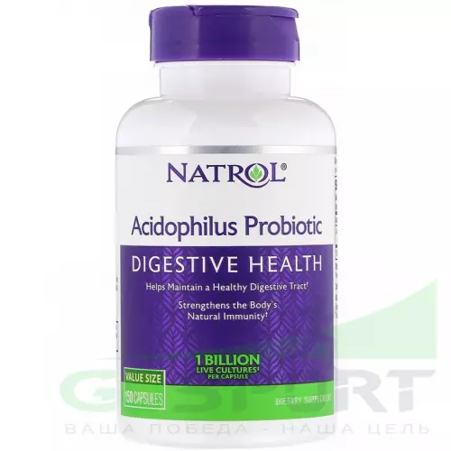 Пробиотик Natrol Acidophilus Probiotic 100 mg 150 капсул, Нейтральный