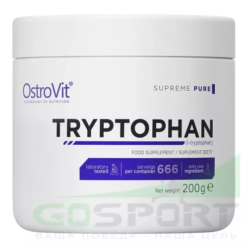  OstroVit Tryptophan supreme PURE 200 г, Натуральный